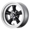 American Racing VN105 Torq Thrust D Satin Black with Machined Lip (VN1054661B)-1