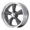 American Racing VN215 Classic Torq Thrust II 1PC 17x7 5x120.65 0 ET 83.1 CB Mag Gray with Machined Lip (VN2157761US)-1