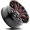 Arena Cobra Gloss Black Machined Red Tint 2