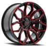 Arena Cobra Gloss Black/Machined/Red Tint (A116209075P00020)-1