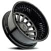 Arena Dually Rival Rear Gloss Black Milled 2