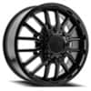 Arena Dually Thunder Front 20x8.25 8x210 105 ET 154.29 CB Satin Black (A113208293P10501)-1