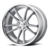 Asanti ABL-23 Sigma Brushed Silver with Chrome Lip (ABL23-20901515SL)-1