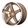Asanti ABL-31 Regal Satin Bronze W/ Chrome Lip (ABL31-20901515BR)-1