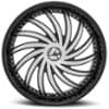 Azara AZA 508 Gloss Black Machined-2