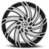 Azara AZA 514 Gloss Black Machined-2