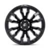 Fuel Blitz D673 Gloss Black / Milled-3