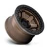 Fuel Block D124 Matte Bronze With Matte Black Ring-2