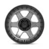 Fuel D752 Block Matte Gunmetal w/Black Ring-4