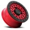 Black Rhino Parker UTV Beadlock Candy Red with Black Bead Ring-2