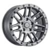 Black Rhino Arches Matte Gunmetal W/Black Lip Edge & Black Bolts (1570ACH155100G56)-1