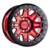 Black Rhino Rift Beadlock Candy Red/Black Ring/Black Bolts (1785RFT-85114R71)-1