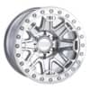 Black Rhino Rift Beadlock Silver W/Mirror Face And Stainless Bolts (1785RFT-85114S71)-1