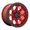 Black Rhino Riot Candy Red w/Black Lip and Black Bolts (1785RIT-06140R12)-1