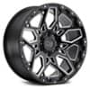 Black Rhino Shrapnel 17x9.5 6x135 12 ET 87.1 CB Gloss Black with Milled Spokes (1795SHR126135B87)-1
