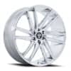 Dub Blaze 24x10 6x139.7 25 ET 106.1 CB Chrome (DC275PX24106825)-1