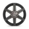 Niche Carina M236 Matte Black with Machined Face and Double Dark Tint-3