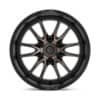 Fuel Clash 8 D762 Matte Black Double Dark Tint-3