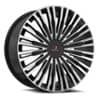 Cavallo CLV-48 22x9.5 5x115/5x120 15 ET 74.1 CB Gloss Black Machined (CLV4822955115120+15BM)-1