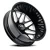 Cali Off-Road Invader Dually Rear 9115D Gloss Black/Milled Spokes-2
