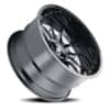 Cali Off-Road Summit 9110 Gloss Black Milled Spokes-2