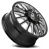 Cali Off-Road Summit Dually 9110D Front Gloss Black Milled Spokes-2