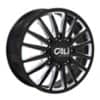 Cali Off-Road Summit Dually 9110D Front Gloss Black Milled Spokes (9110D-2881BMF115)-1