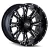 Cali Off-Road 9101 Americana Satin Black Milled Spokes (9101-2952M)-1