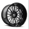 Cali Off-Road 9116 Vertex 20x10 8x170 -25 ET 125.2 CB Black Milled (9116-2170BM)-1