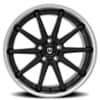Curva C24 Gloss Black with Stainless Steel Chrome Lip-3