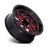 Fuel UTV Kompressor D642 Gloss Black w/ Candy Red-2