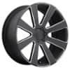 Dub 8-Ball (S187) 24x10 6x135 30 ET 87.1 CB Black & Milled (S187240089+30)-1