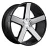 Dub Baller (S217) 24x10 6x135 30 ET 87.1 CB Gloss Black Brushed (S217240089+31)-1