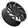 Dub G.O.A.T (S259) Gloss Black with Machined Spokes-2