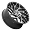 Dub G.O.A.T (S259) Gloss Black with Machined Spokes-3