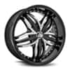 Diablo Angel Black Chrome Inserts (ANG-208BLNK2073B)-1