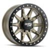Dirty Life 9304 DT-2 Simulated Beadlock Satin Gold (9304-7973MGD12)-1