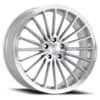 Dolce Ghost 20x8.5 5x114.3 38 ET 73.1 CB Gloss Silver/Machined Face (GHOST28554GSF)-1
