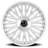 Dolce Lusso Gloss Silver Brushed Face Stainless Lip 3