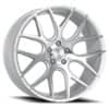 Dolce Monza 20x8.5 5x114.3 38 ET 73.1 CB Gloss Silver/Machined Face (MONZA28554GSF)-1