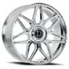 Dolce Verona 24x10 6x135 / 6x139.7 25 ET 87.1 CB Chrome (VERONA241036C25)-1