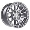 Dropstars Trail Series 606MS 17x8.5 8x170 0 ET 125.2 CB Machined and Silver (606MS-7858900)-1