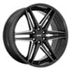 Dub Dirty Dog (S267) 24x10 6x139.7 25 ET 106.1 CB Glossy Black Milled (S267240084+25)-1