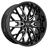 Dub OG (S263) 22x9.5 6x139.7 25 ET 106.1 CB Gloss Black Milled (S263229584+25)-1