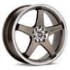 Enkei EV5 17x7 4x100/4x114.3 38 ET 72.56 CB Matte Bronze with Machined Lip (446-770-0138ZP)-1