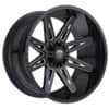 Edge 304 20x9 6x135/6x139.7 18 ET 106.2 CB Gloss Black w/Milled Accents (304BM-2096818)-1