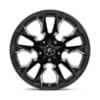 Fuel D803 Flame 5 Gloss Black Milled-3