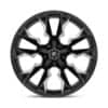 Fuel D803 Flame 5 Gloss Black Milled-3