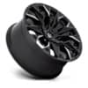 Fuel D803 Flame 6 Gloss Black Milled-2