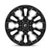 Fuel D803 Flame 6 Gloss Black Milled-3